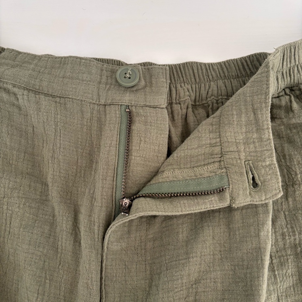 AERIE Gauze Daybreak Trouser Shorts Sz XL NWT - Picture 6 of 10